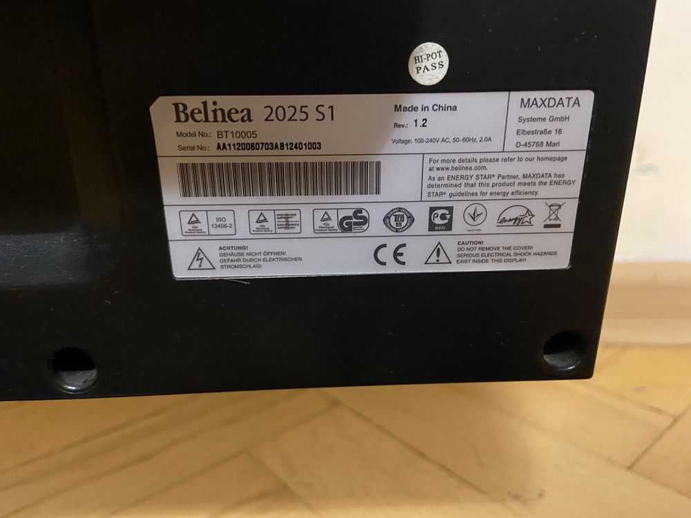 Sprzedam monitor Belinea 2025 S1 (20'’)