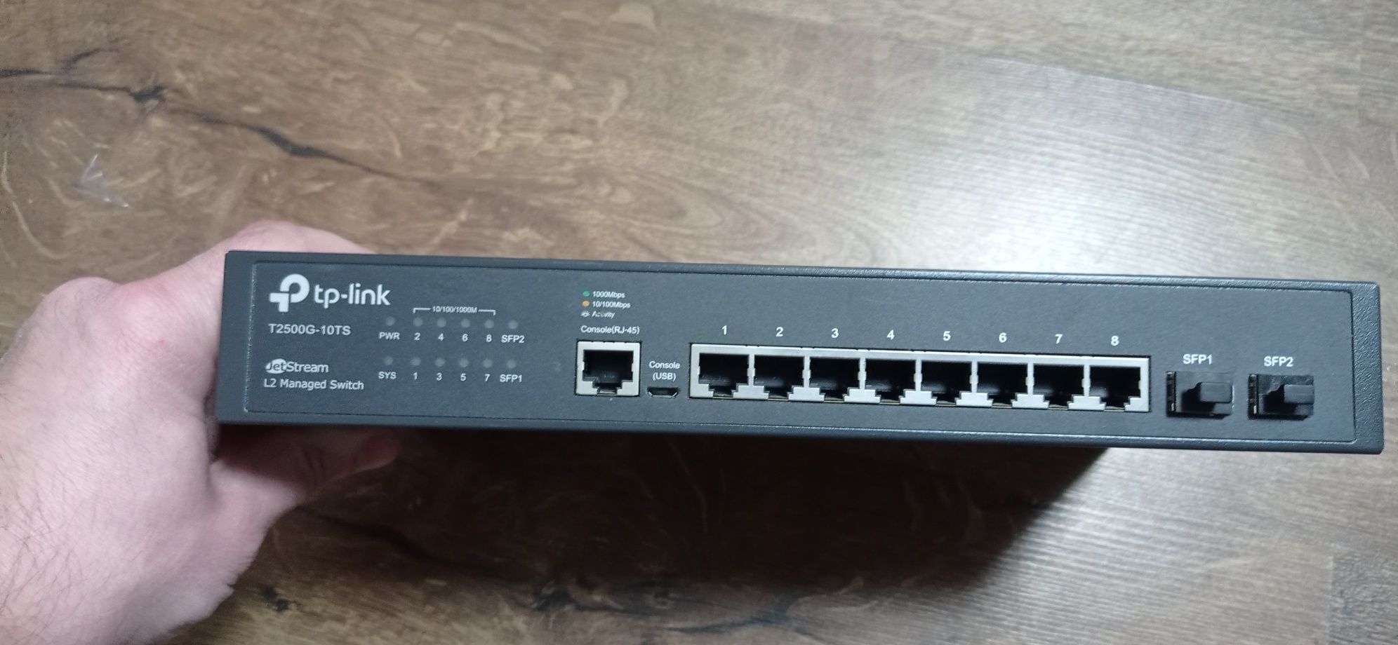 tp-link t2500g-10ts комутатор свіч маршрутизатор switch