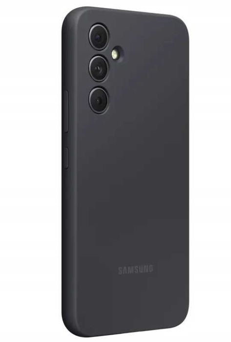 silikonowe etui Samsung Silicone Case Cover czarne do Galaxy A54 5G