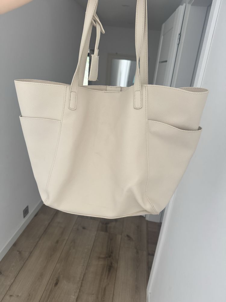 Torebka shopper kremowa Primark