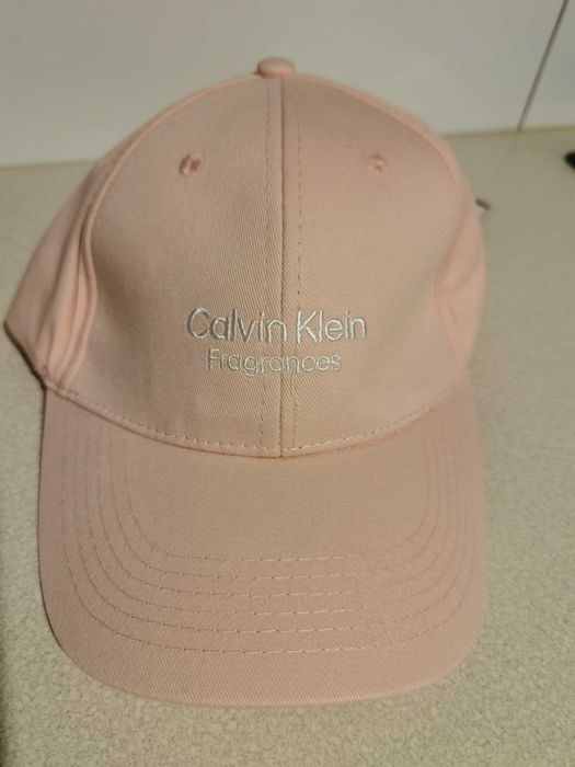 CK Calvin Klein 100% oryginalna czapka z daszkiem różowa