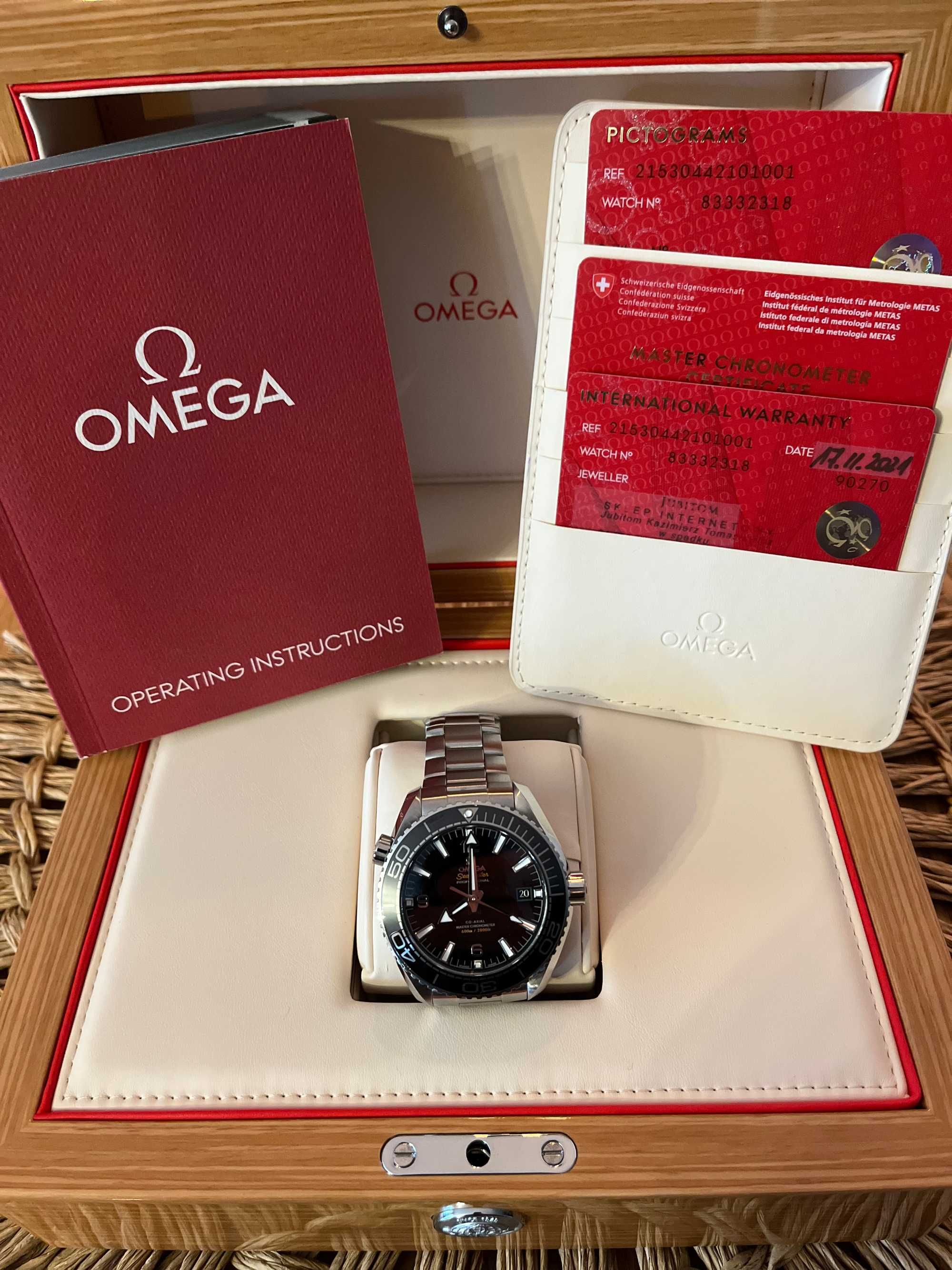 Zegarek Omega Seamaster Planet Ocean 600M