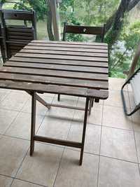 Stół i krzesła ogrodowe/balkonowe