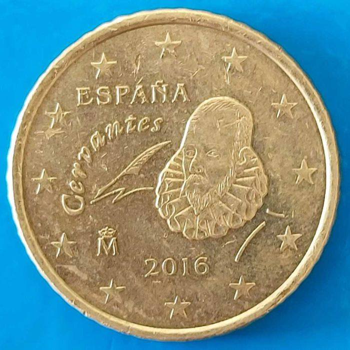 50 Cêntimos de 2016 de Espanha, Cervantes