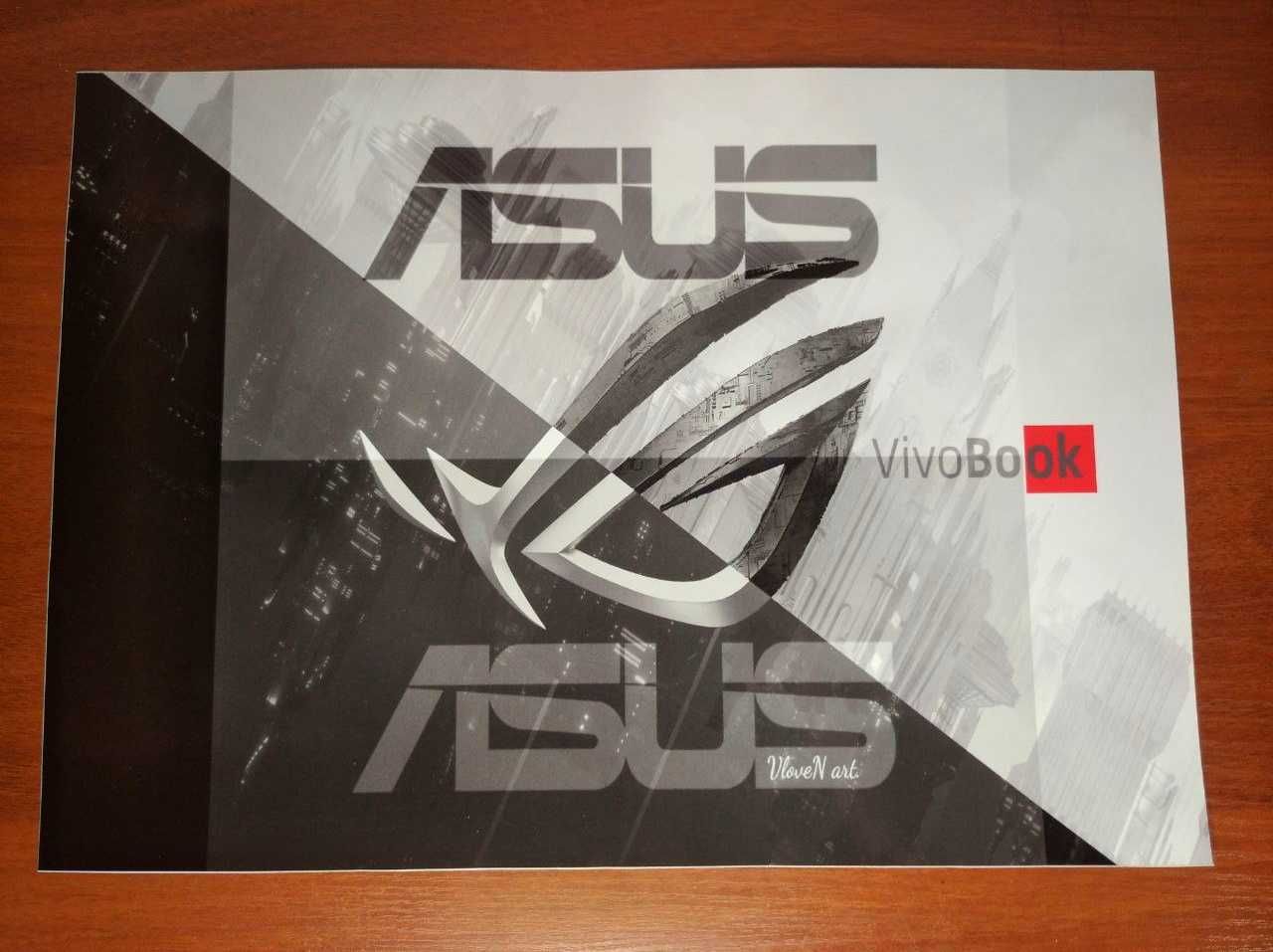 Наклейка для ноутбуку 15.6 \ 16 дюймів . Asus Lenovo Acer
