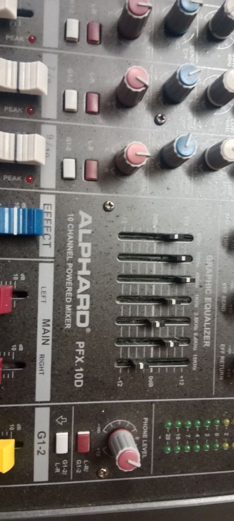 pfx 10d alphard powermixer głośniki estradowe 400w  prawdziwej mocy