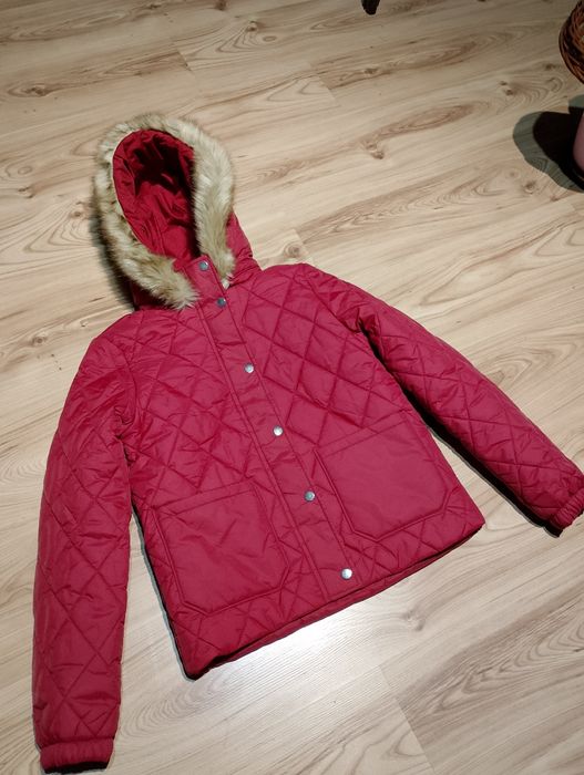 Czerwona Damska Pikowana Kurtka Levi's