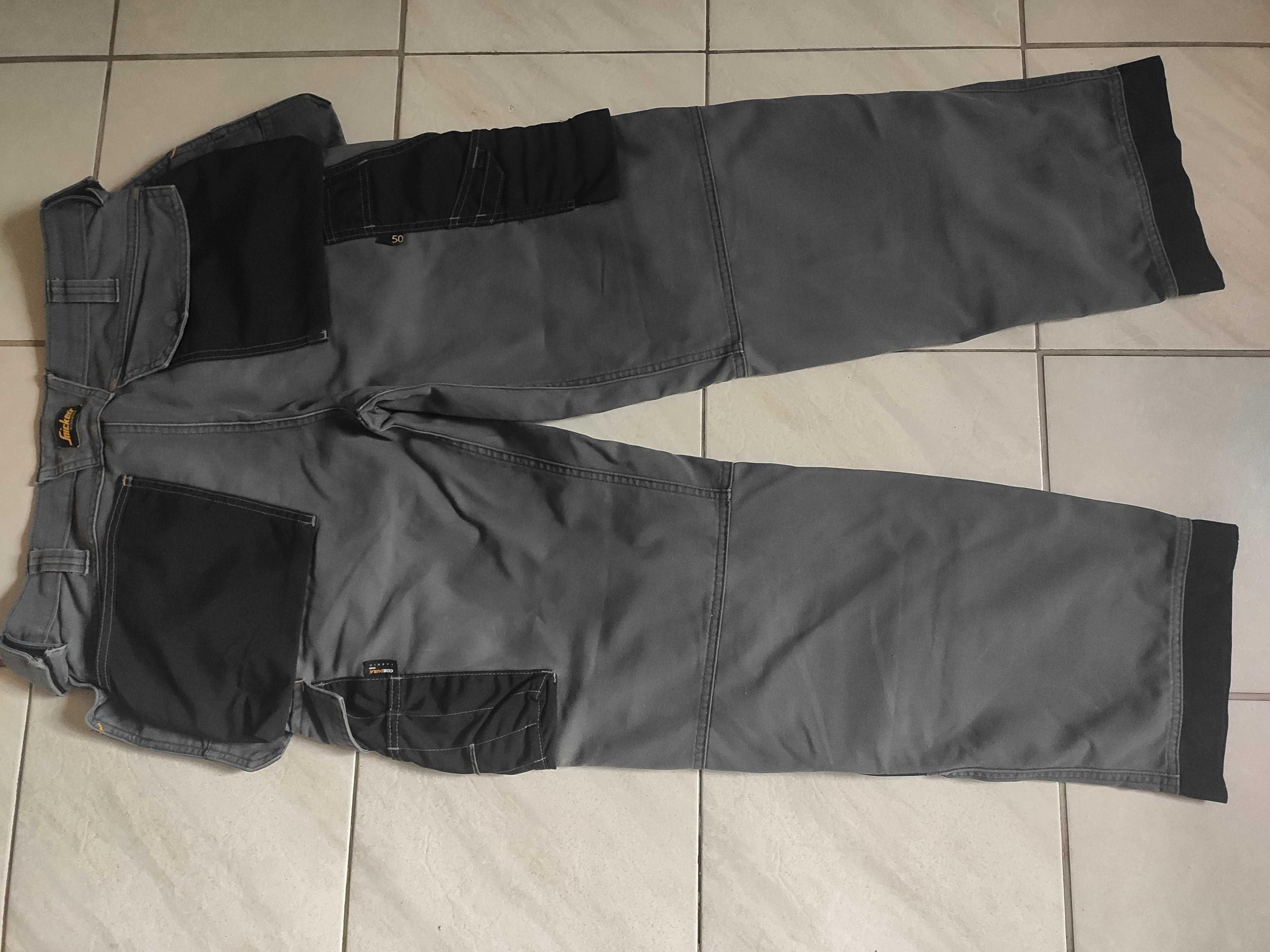 SNICKERS 3214 spodnie robocze cordura nakolanniki 50