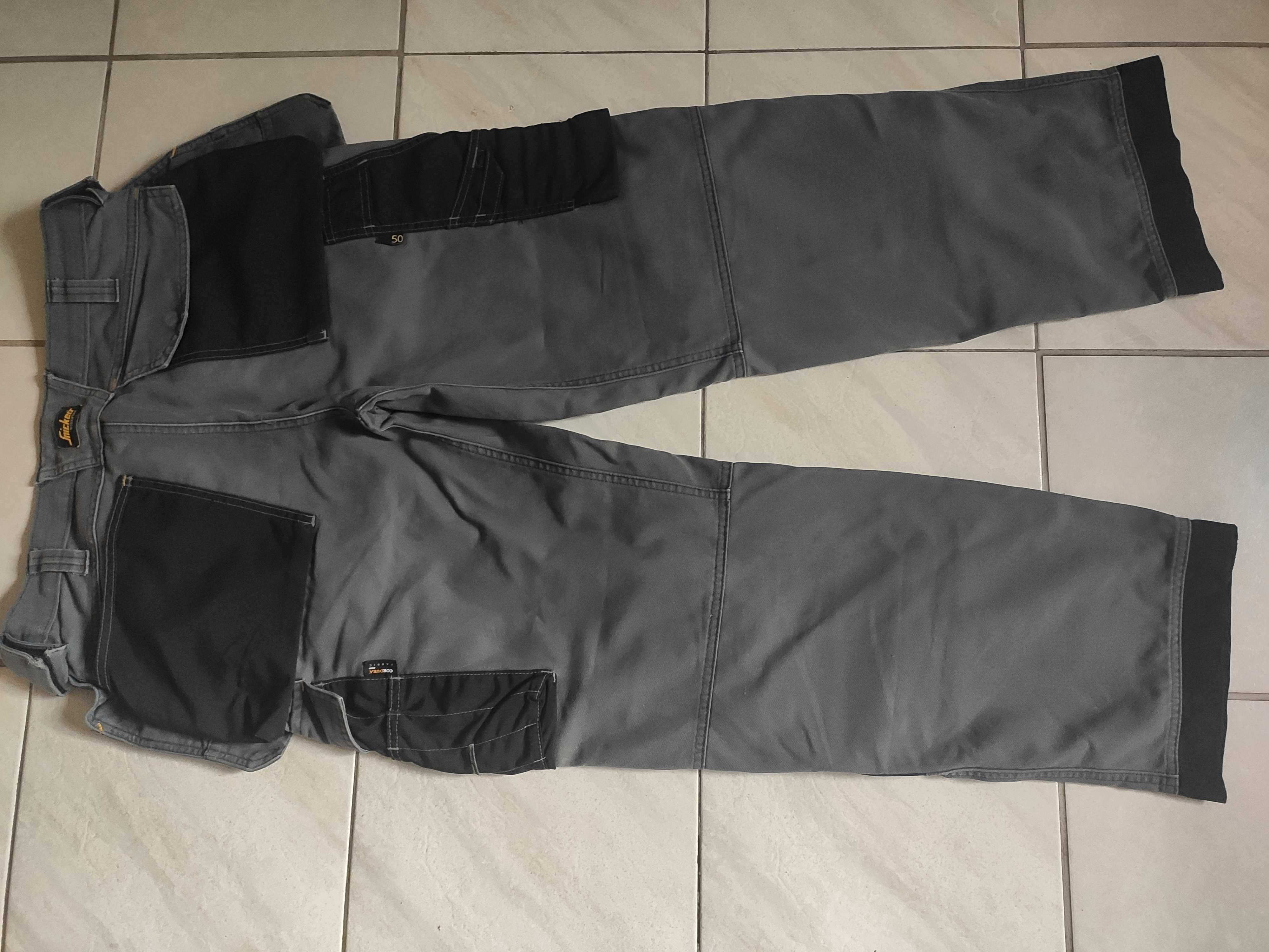 SNICKERS 6241 spodnie robocze cordura nakolanniki 50