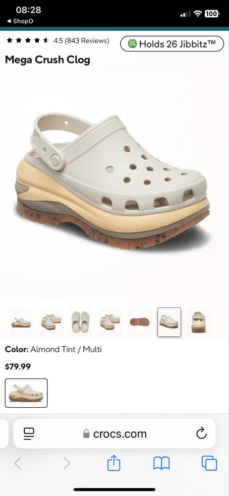 Crocs жіночі розмір M5/W7