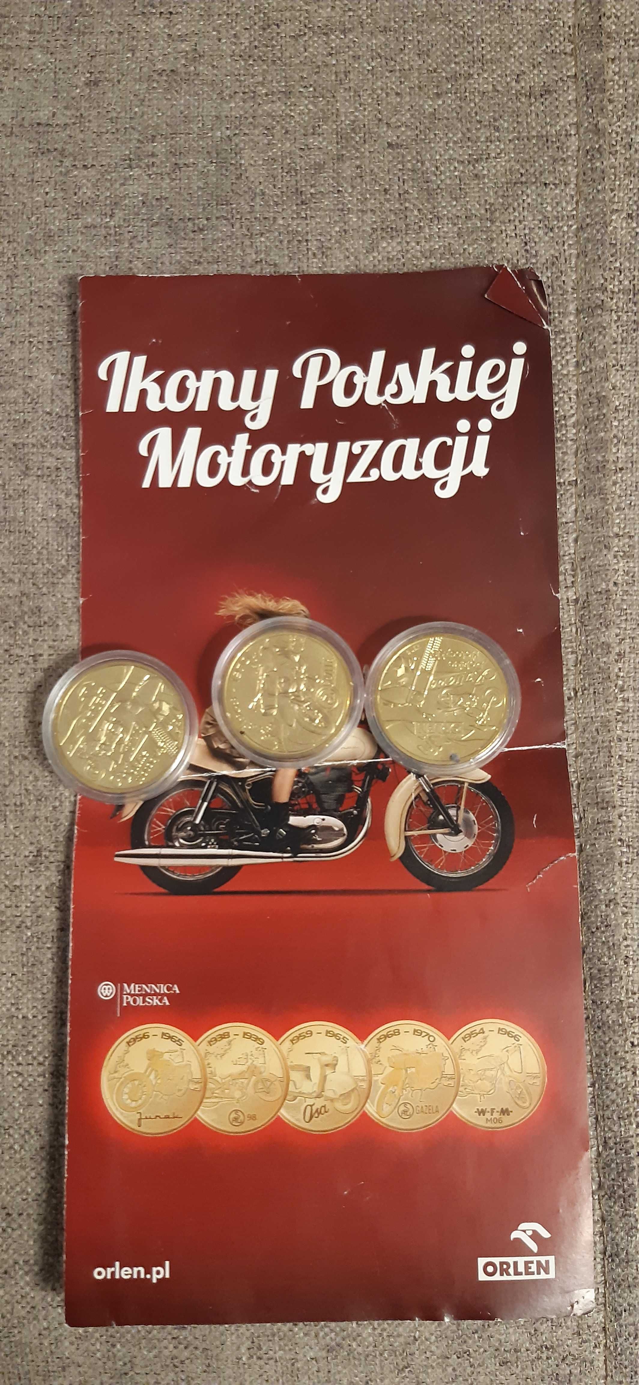 3 stare medale monety okolicznościowe ikony polskiej motoryzacji