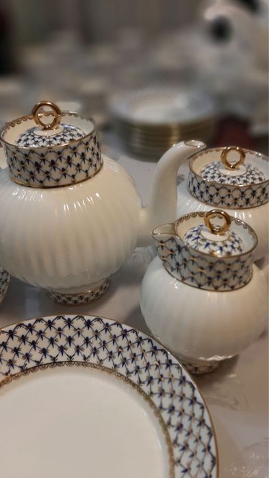 Сервіз ЛФЗ. Тюльпан, Кобальтова сітка