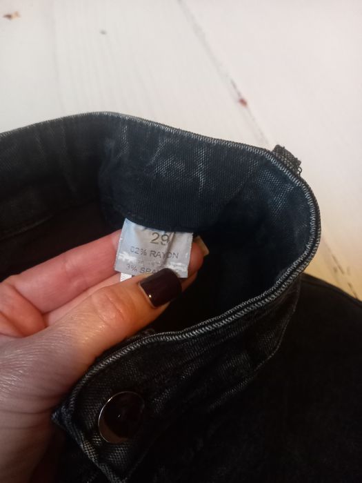 Джинси карго палаццо широкі штани графіт темно сірий 29р L 48