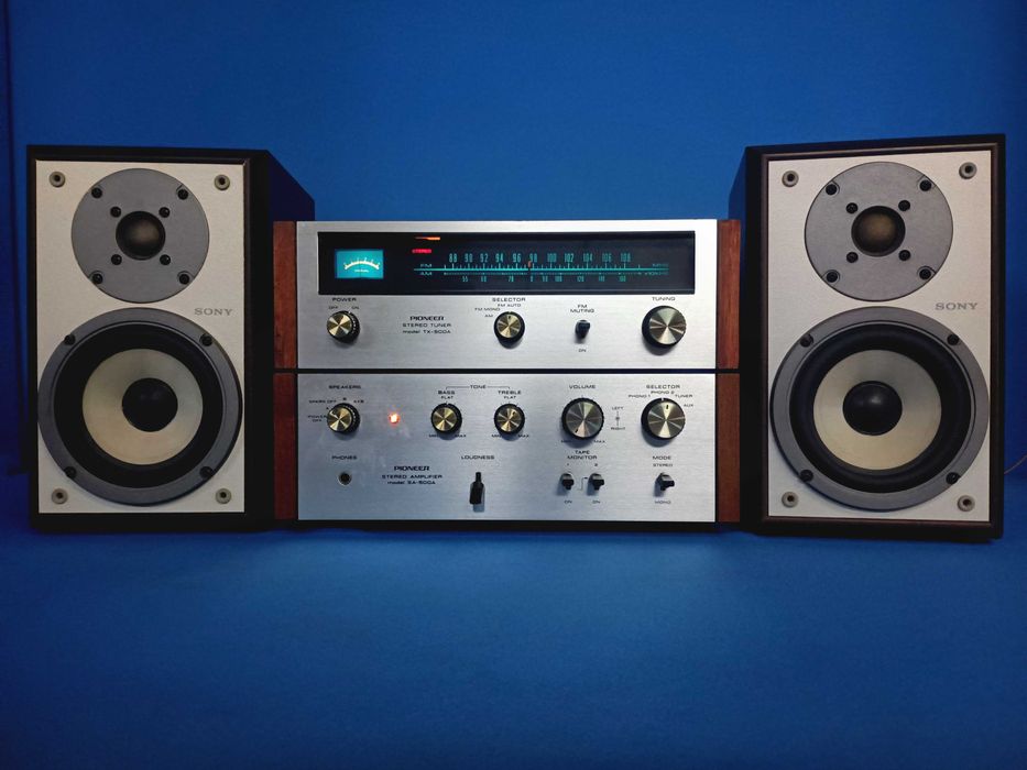 Pioneer SA-500A  + TX-500A  + Sony SS-CSP55