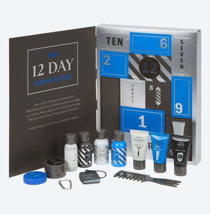 Чоловічі подарункові набор з засобами для догляду та аксесуарами