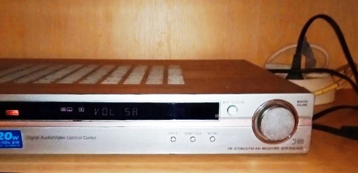 SONY Домашний кинотеатр RECEIVER STR-KSL500 c акустикой 5кол. DVD. TV