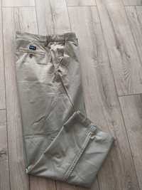 Spodnie męskie 40 Maine bawełna regulowany pas104