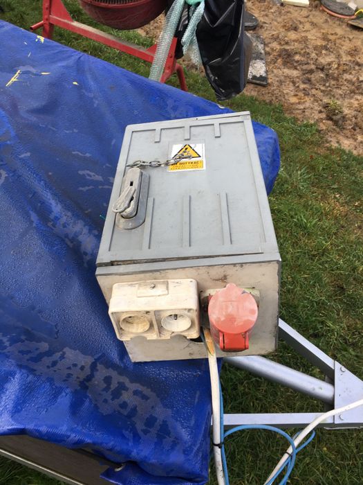 Skrzynka elektryczna budowlana