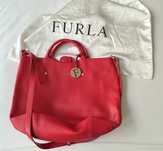 Mala Furla como nova, vermelho único!