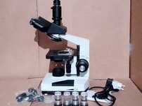 Mikroskop 1000x Trino AmScope T490 biologiczny Foto Biolar zeiss delta