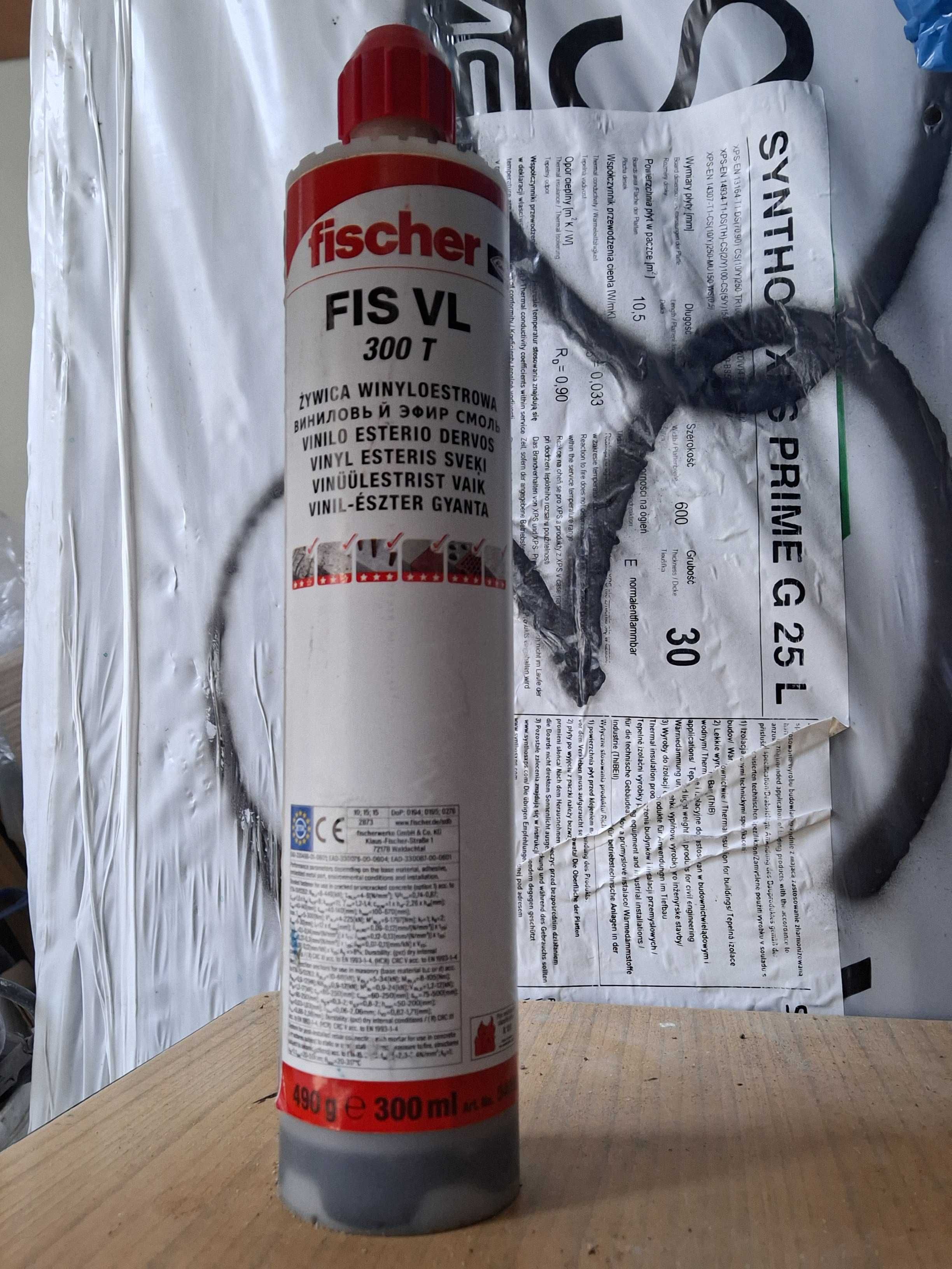 Kotwa chemiczna FIS VL 300T 300 ml zaprawa iniekcyjna FISCHER
