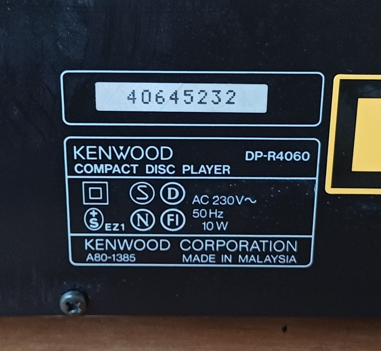 Kenwood DP-R4060 zmieniarka płyt CD odtwarzacz CD