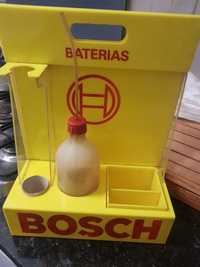 Expositor vintage baterias Bosch