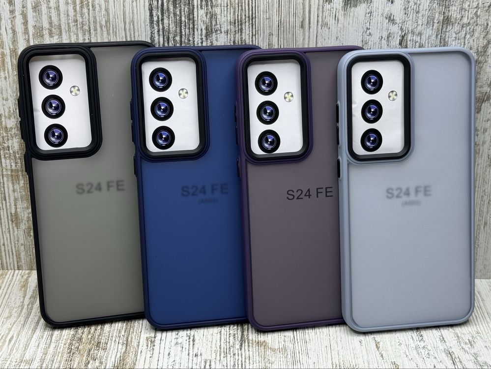Чехол матовый Matt Luxury на Samsung S24 FE Чохол