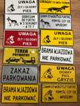 Tabliczki informacyjne 14x28