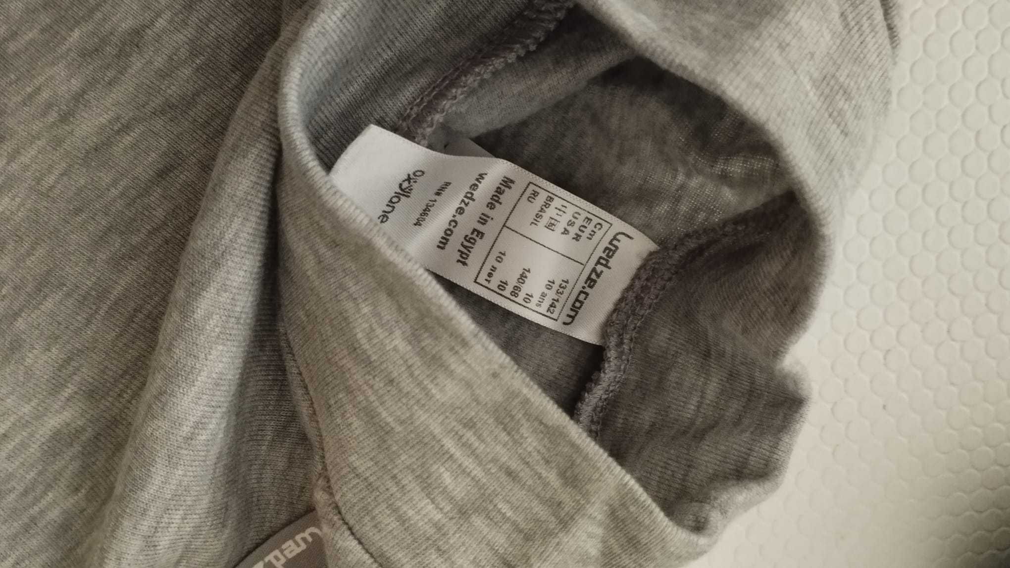 Camisola cinzenta térmica de Ski Criança