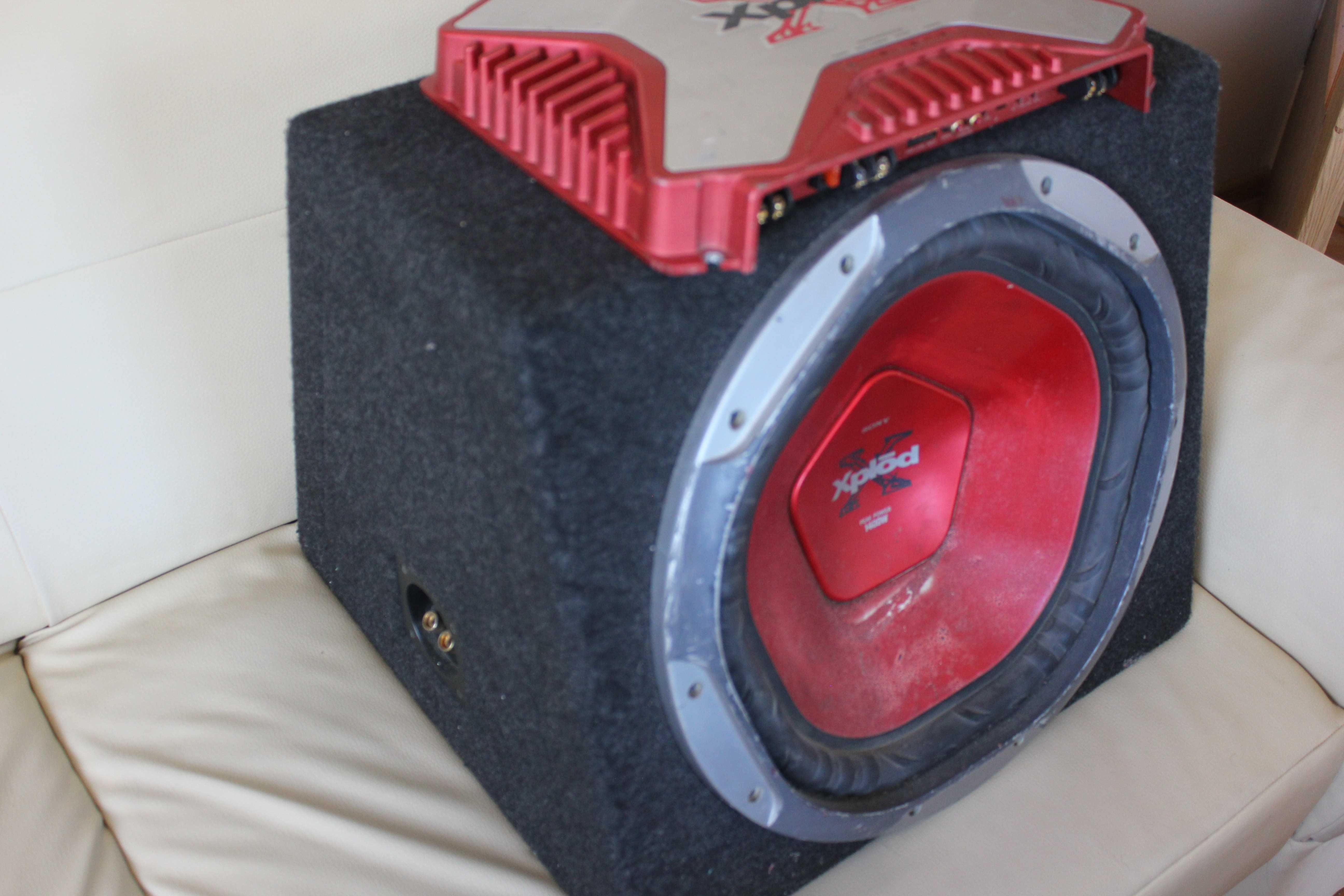 Sony xplod 1400w 15" subwoofer 38cm Wzmacniacz xplod XM-1502SX zestaw