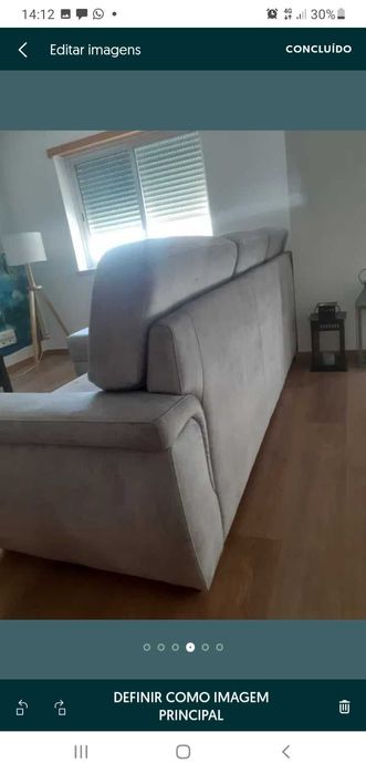 Sofa chaise longue como novo