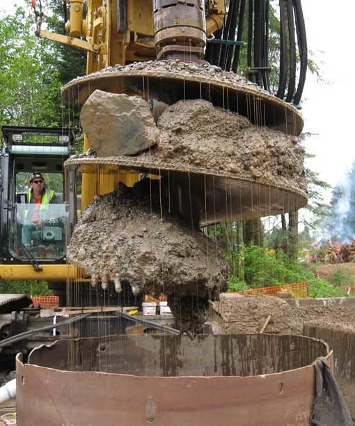 Буронабивні палі / Буроін'єкційні палі / Буріння під палі