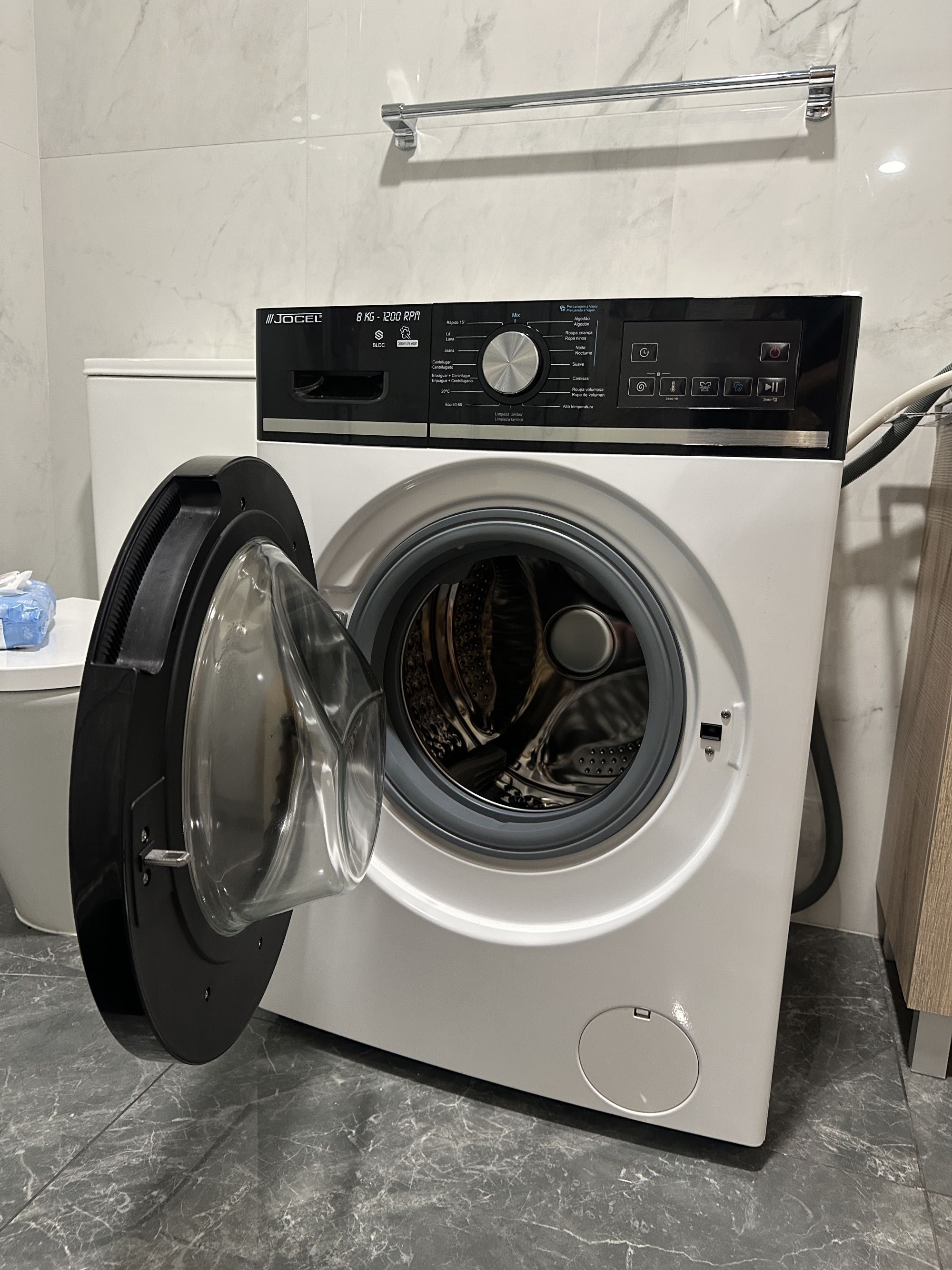 Máquina de lavar roupa  8kg 1200RPM (branco) - JOCEL