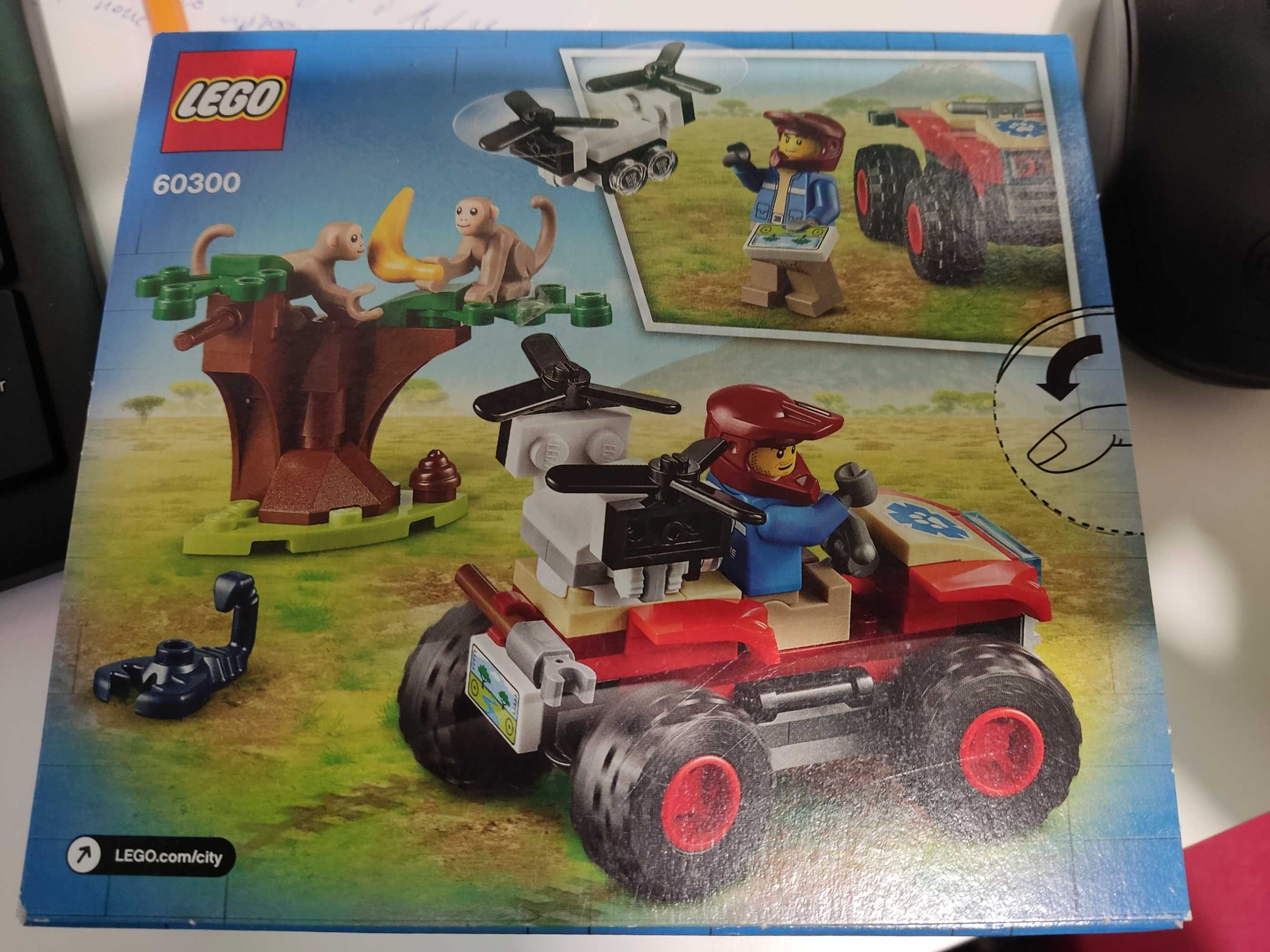 LEGO City - 60300 - Quad ratowników dzikich zwierząt. Nowe.