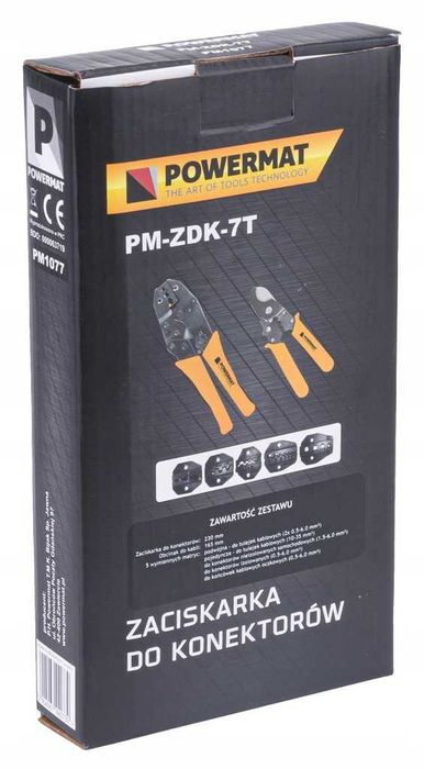 Zaciskarka Praska TULEJEK Końcówek 5 Matryc 7w1 PM-ZDK-7T