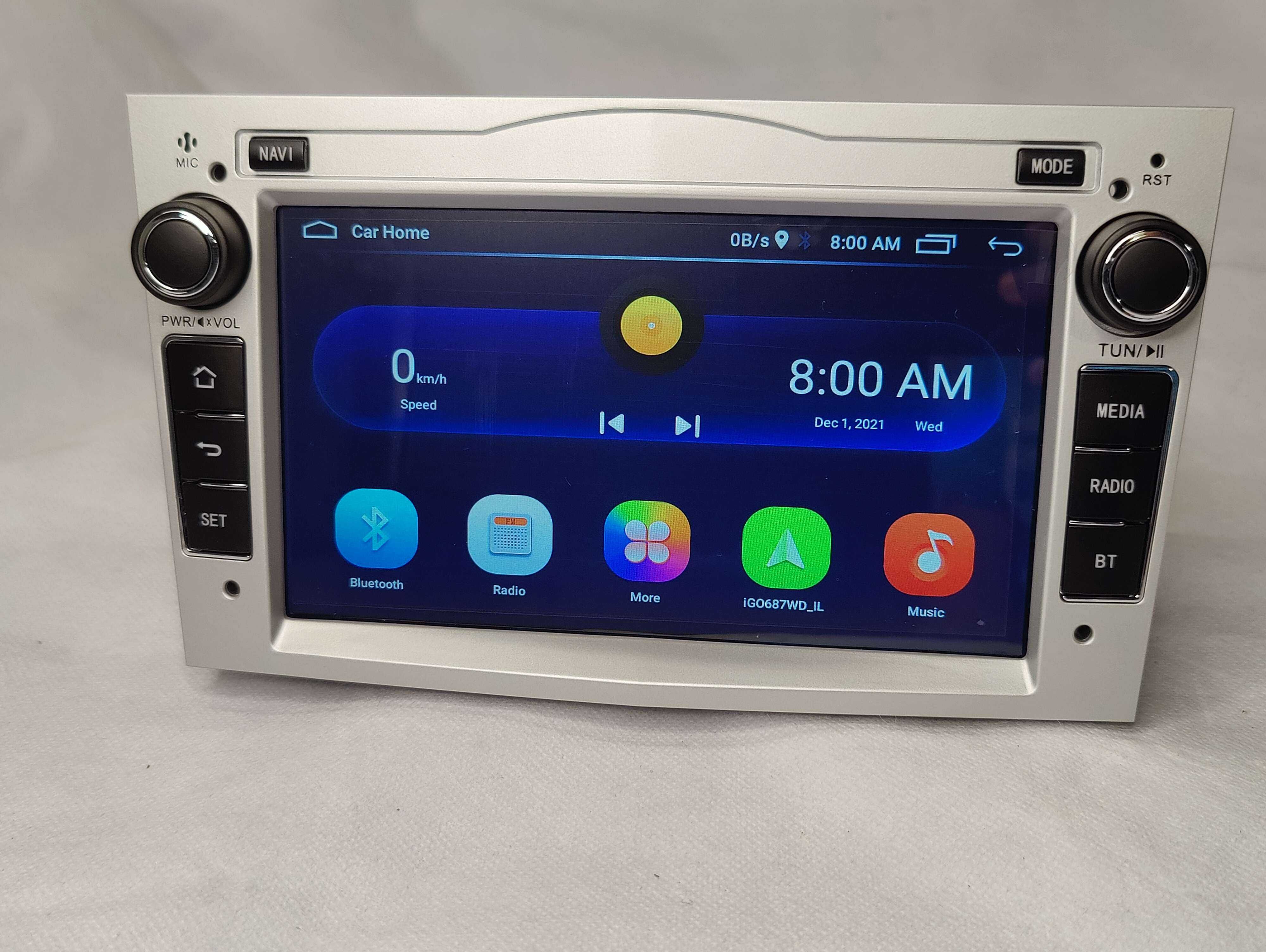 Rádio Android 2DIN para OPEL – 2GB de RAM com Wifi e GPS - Prata