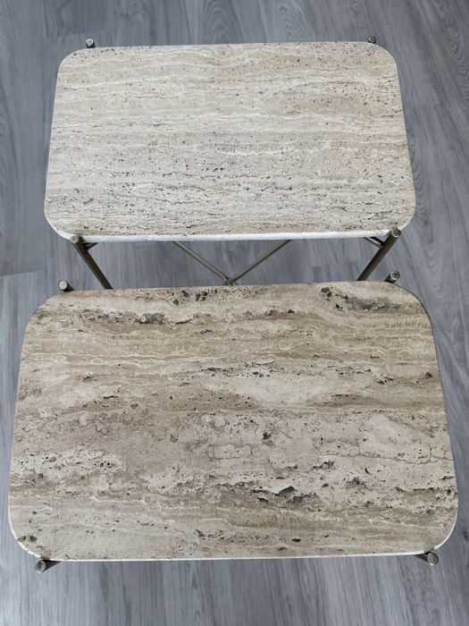 2 Mesa auxiliar ou mesinha de cabeceira de Mármore NOVA - ZARA HOME