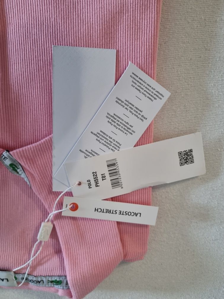 Nowa damska koszulka polo lacoste
