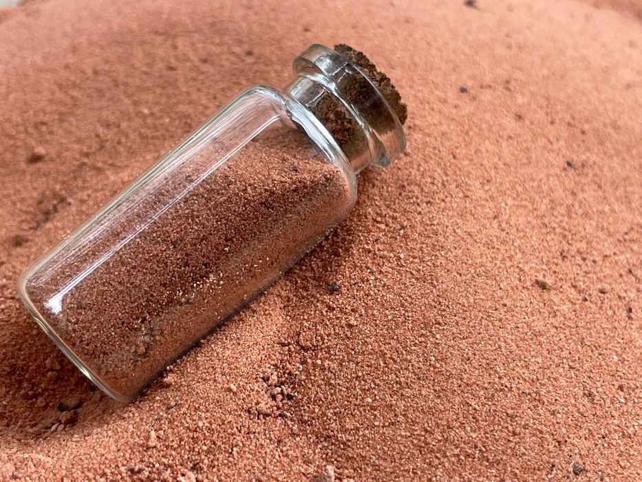 Czerwony piasek z pustyni stanu Nevada - PRAWDZIWY!