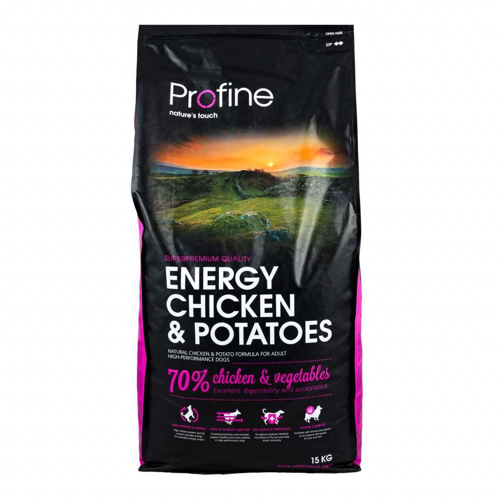 Profine Energy Chicken корм для активных собак с курицей 15кг