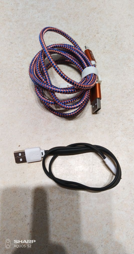 Kabel USB-C, iPhone lightning, micro usb, microusb