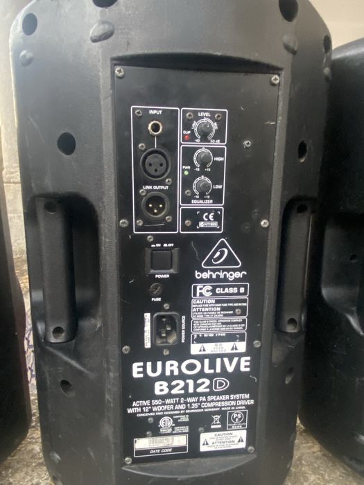 3 colunas behriguer eurolive  b 212d (preço pacote)