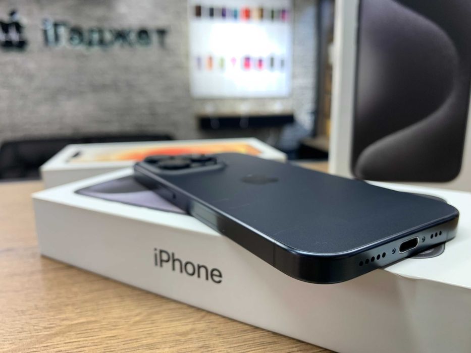iPhone 15 Pro 256GB (Blue Titanium) Neverlock. Кредит. Гарантія.