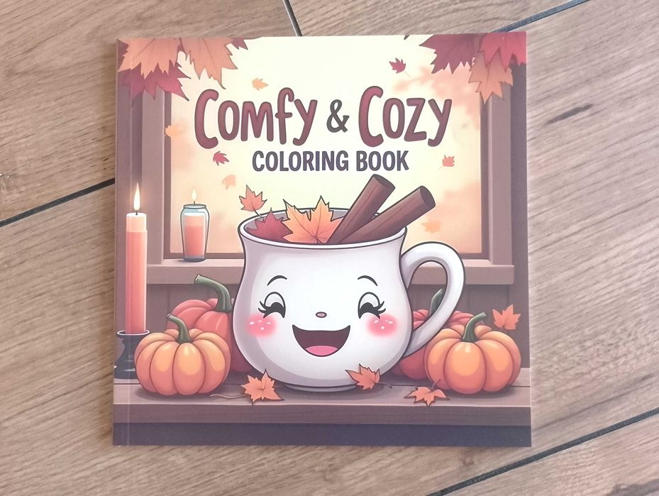 Comfy & Cozy, kolorowanki dla dorosłych i dzieci.