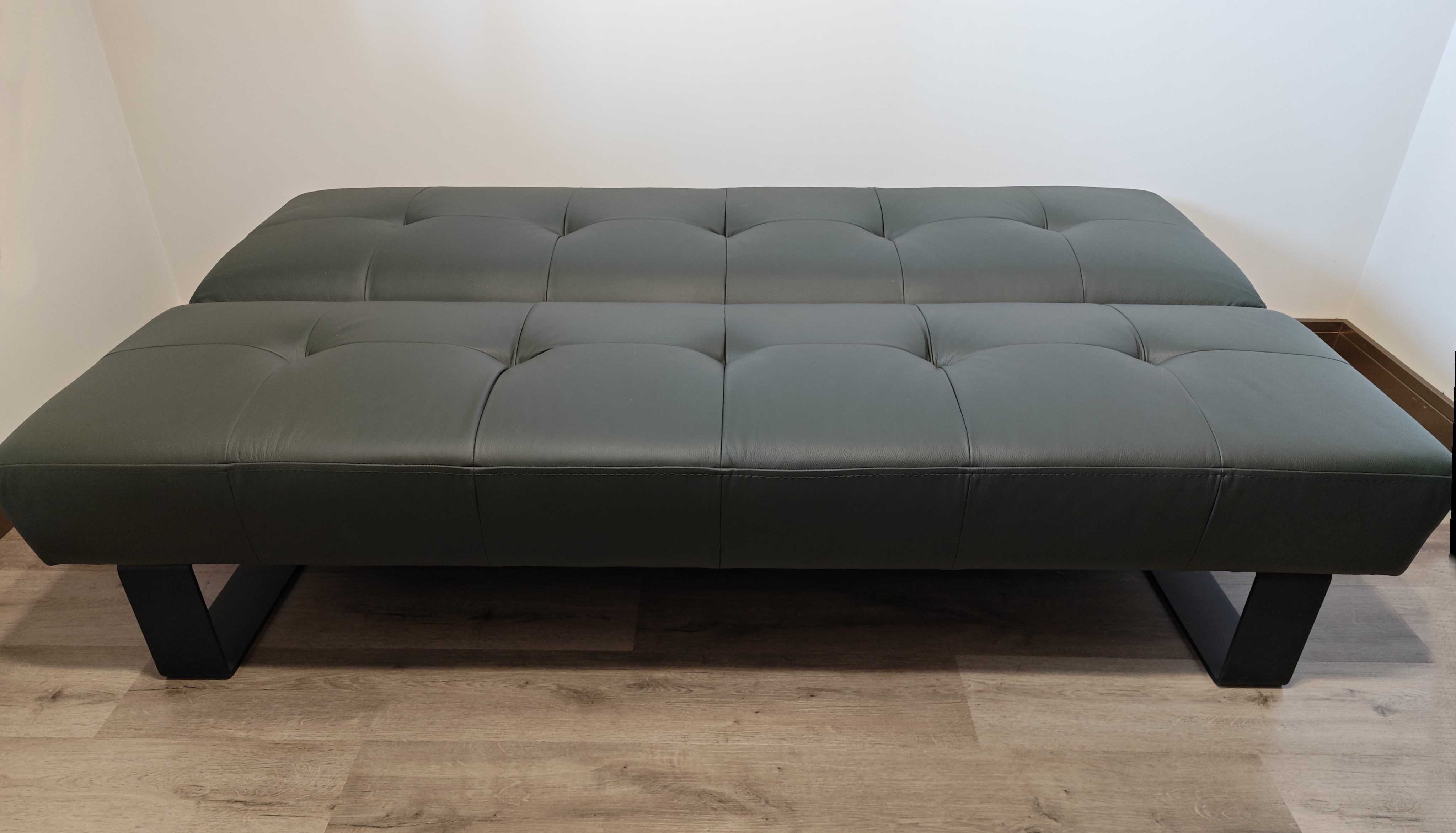 Sofa rozkładana(4 pozycje). 188x108 ekoskóra | Stan jak nowy