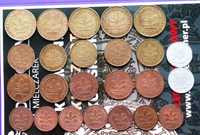 zestaw 24 szt monet niemieckich pfennigów , 10,5,2,1, pfennig
