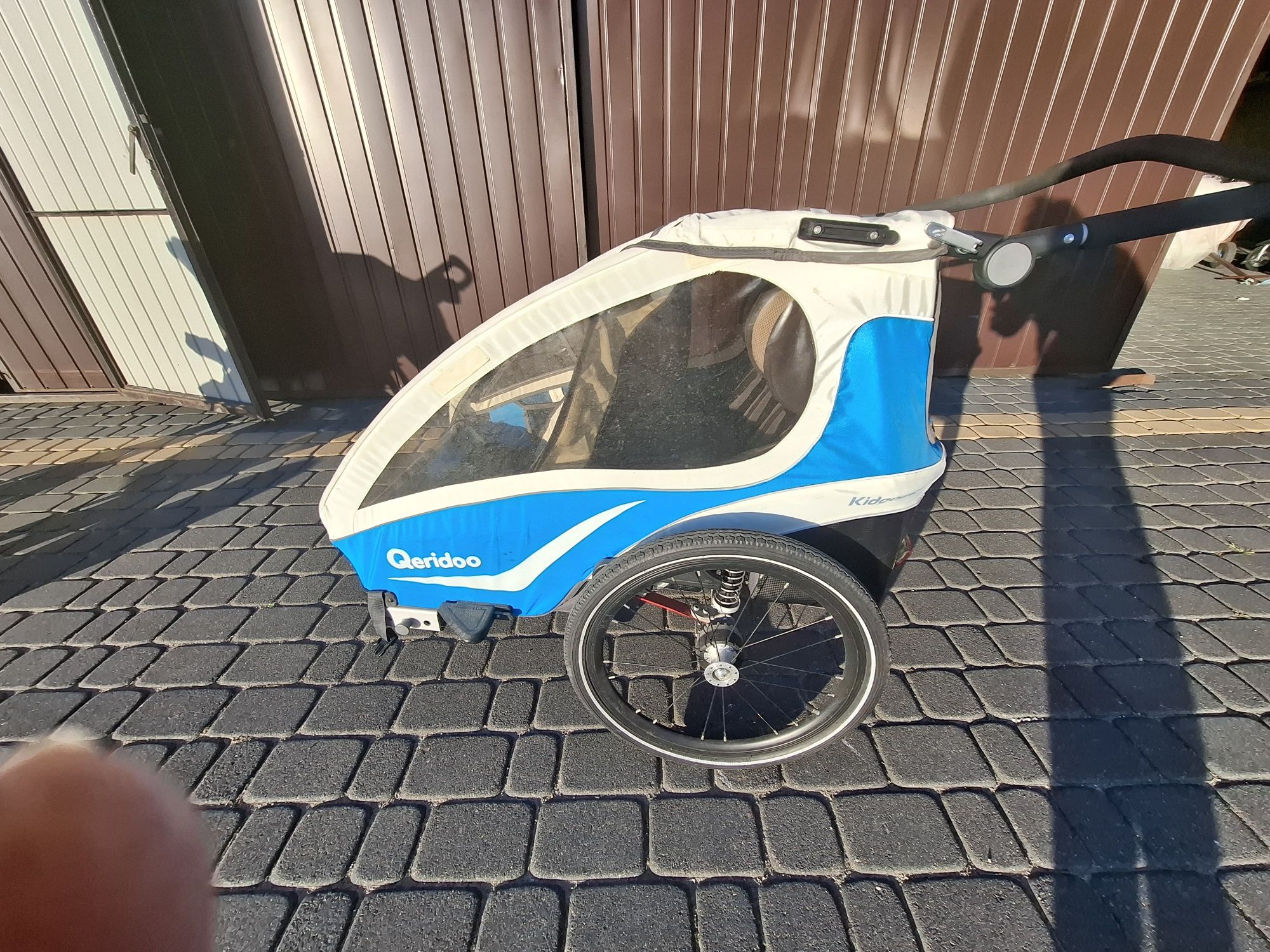 przyczepka rowerowa dwumiejscowa