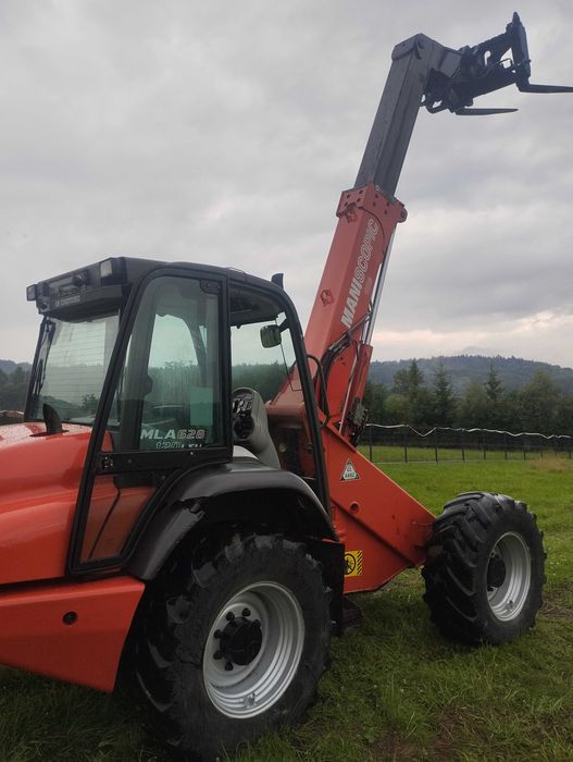 ładowarka teleskopowa przegubowa manitou 628-120  jcb cat merlo okazja