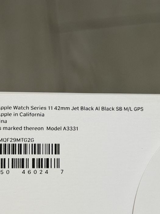Apple Watch Serie 11 42mm Jet Black